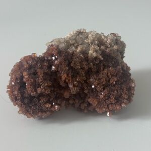 Tasmanian hematite aragonite quartz cluster crystal
